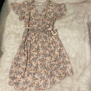 Floral Wrap Dress MIDI Length